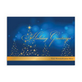 Prismatic Impression Greeting Card - Gold Lined White Fastick  Envelope